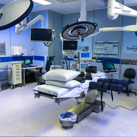 Sala de cirurgia do Hospital Samaritano de São Paulo
